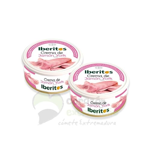 Pack 2 uds Patés Cremas de Jamón York Iberitos Gourmet Extremadura