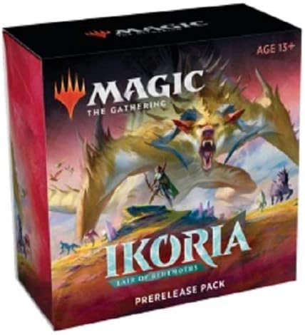 MTG Magic The Gathering Ikoria Booster Prerelease Pack Set Kit - Box of 6 Packs + More