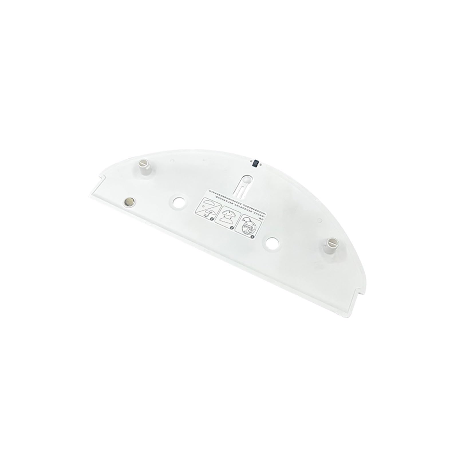WNBMFSTYYU Mop Cloth Holder Mop Tray Mount Replacement Parts, Compatible For Xiaomi S20 / D106 / 3C Plus / C103, Robot Vacuum Cleaner Mopping Accessories(White)