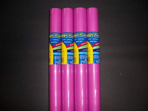 RiteCo Raydiant 80167 Riteco Raydiant Fade Resistant Art Rolls Magenta 48 in. X 50 Ft. 4 Pack