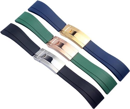 Bracelet de montre caoutchouc étanche 20mm accessoire de remplacement