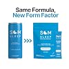 Som Sleep, Calm Sleep Nighttime Powder Drink Mix, Melatonin 3mg, Magnesium, Vitamin B6, L-Theanine & GABA Vegan, Zero Sugar Berry, 10-Pack
