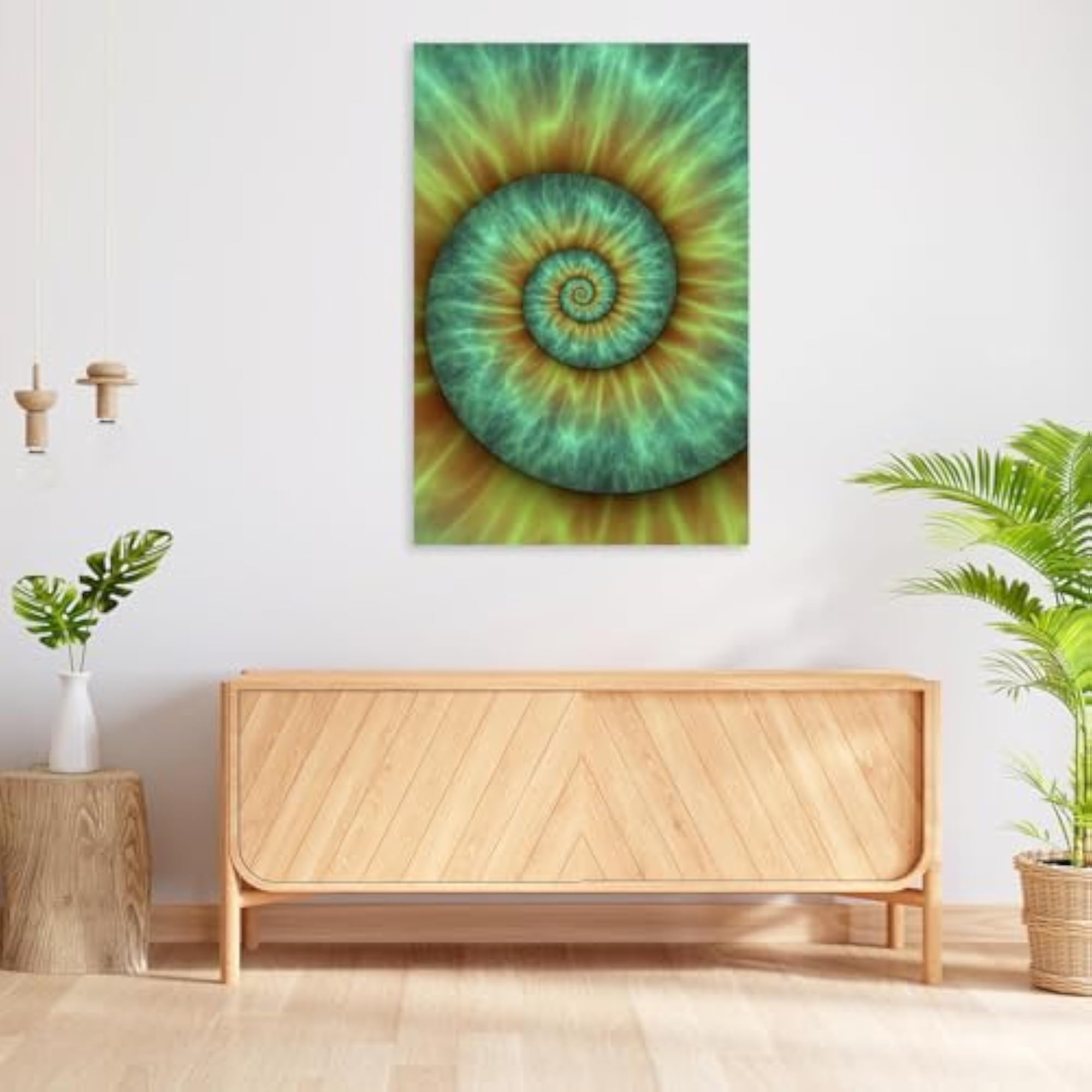 Abstract Spiral Pattern Vinyl Wall Sticker