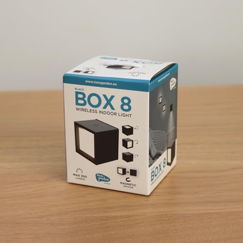 Newgarden Applique A Led Box 8, Nero, 7,5X7,5 Cm - 11