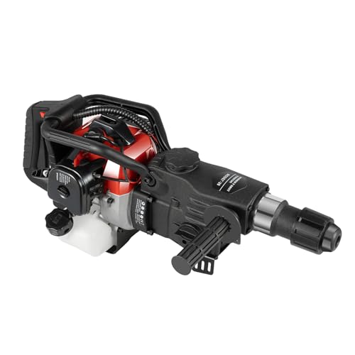 Cordless Demolition Jack Hammer 2 Stroke, 33CC Heavy Duty Drill Breaker with Translucent Fuel Tank, 2300-4000bpm, 5 Slot Clamping, for Rock Crushing Wall Drilling Concrete 9 Cordless Demolition Jack Hammer 2 Stroke, 33CC Heavy Duty Drill Breaker with Translucent Fuel Tank, 2300-4000bpm, 5 Slot Clamping, for Rock Crushing Wall Drilling Concrete - Image 9