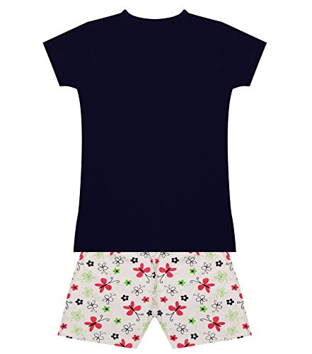 Image of MIST N FOGG Girls Half Sleeve Printed Tshirt and Shorts