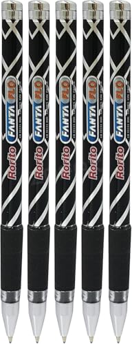 Image of FIRST CLICK Fantaflo Ball Pens Pack of 20 (10 Blue, 5 Black, 5 Red) | 1mm Tip | Waterproof Ink | Smooth Writing | Dotted Grip for Comfort | Ideal for Students, Office & Exam Use
