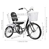 Adult Tricycle with Front and Rear Baskets - Adjustable Height and Seat, 150kg Load Capacity, Ideal for Biking, Shopping, Hiking, and Strolling #1