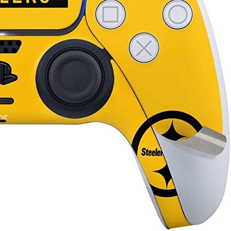 Skinit Decal Gaming Skin Compatible with PS5 Digital Edition Console + Controller - Officially Licensed NFL Pittsburgh Steelers Yellow Performance Series Design