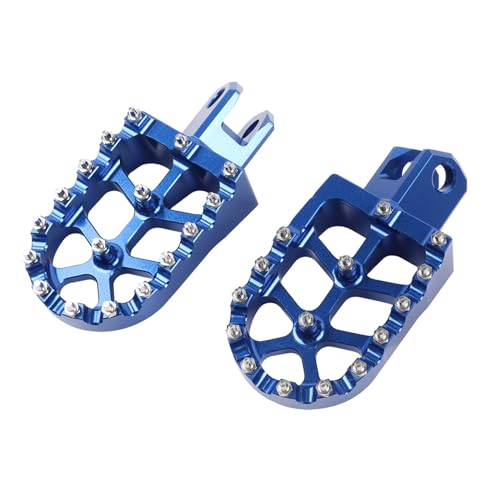 Pédale repos de moto Suzuki RMX250 repose-pieds en alliage renforcé bleu premium