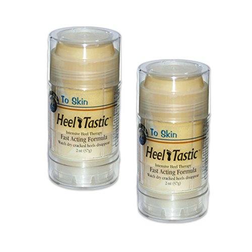HeelTastic Intensive Heel Therapy Soothing Balm That Repairs Dry Cracked Heels by BulbHead (2 Pack)