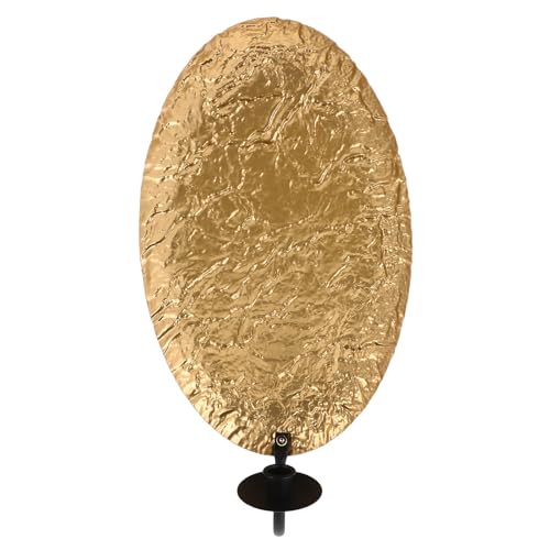 Candelabro de pared de hierro Beavorty dorado resistente para hogar 2