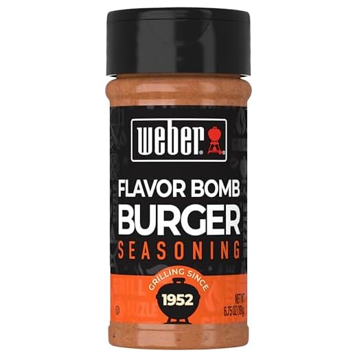Weber Flavor Bomb Burger Seasoning, 6.75 Ounce Shaker