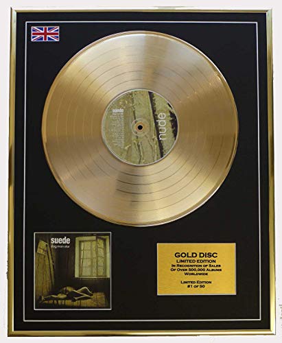 SUEDE/LIMITED EDITION/CD GOLD DISC/ALBUM 'DOG MAN STARS'(Suede)
