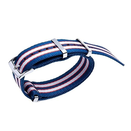 Bracelet de montre nylon 20mm anti-transpiration compatible Omega Speedmaster 300