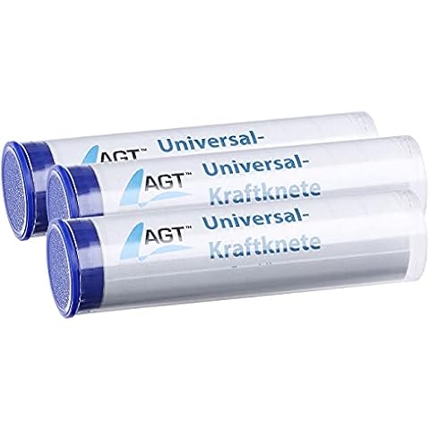 AGT Epoxidharz Knetmasse: 3er-Pack Universal-Kraftknete: 2-Komponenten-Kleber aus Epoxidharz (Epoxy Knetmasse) Cover