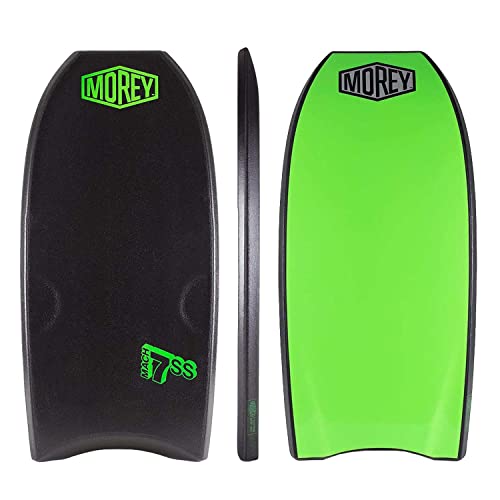 Morey Mach 7-Ss Body Board - Dual Power Rod Stringers Knee Contours, Upper Chime Rail, Crescent Tail (41.5 Inch, Single) #TOP4