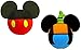 Mickey Mouse and Goofy Body Antenna Toppers
