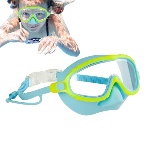 Tewzafiya Gafas con tapa de nariz, gafas de natación con tapa de nariz - Gafas de vista anchas,ACCESORIOS DE LOGNOS DE LOGNOS DE PLIVAJES -FOG NO-LEAK