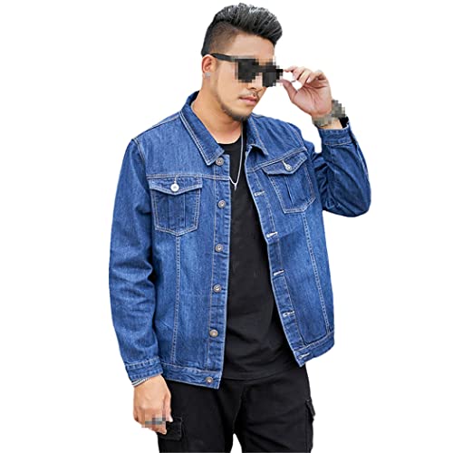 Veste en jean automne pour homme style streetwear branché XL