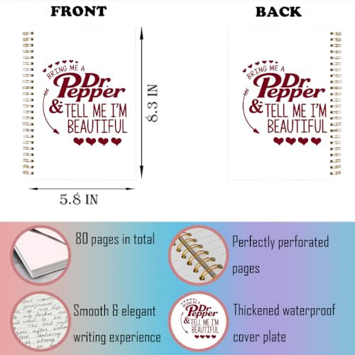 Dr Pepper lined journal pour ne plus oublier vos idées