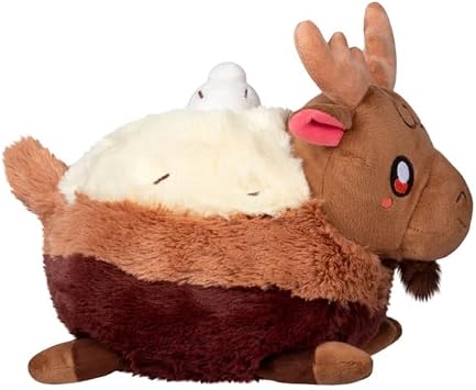 Squishable - Mini Chocolate Moose - SynthiSquish Collection - 11 in - Soft Toy Collectible Stuffed Animal