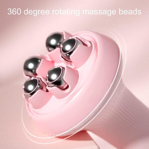 Image of Handheld Muscle Massager Roller Ball for Back, Neck, Shoulder, Leg Pain Relief - Abdominal Shaping, and Skin Care - Steel Ball Equipment for Muscle Relaxation and Slimming (Style 6)