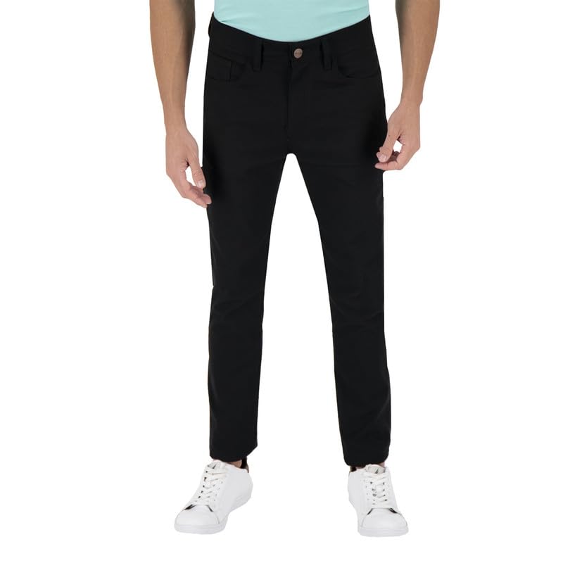 Opiniones y reviews de Pantalon de Gabardina Negro - 5 favoritos. 39 Holstone Pantalones de Hombre Casuales y Juveniles, Pantalones de Gabardina Premium Jeans Cut Ideales para Uso Diario y Oficina. (Negro 30)