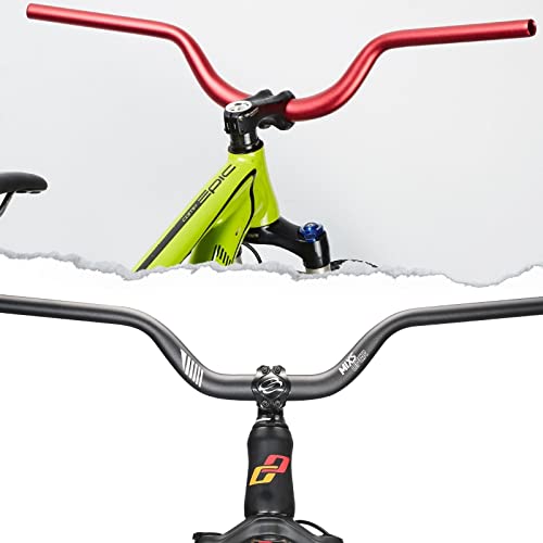 Mixsuper Mountain Bike High Riser Handlebar 31.8Mm Length 720Mm Rise 90Mm Aluminium Alloy Mtb Handlebar Black #TOP4