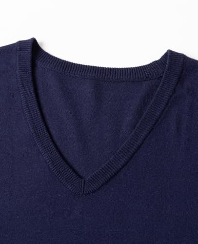 Image of QUALFORT Women's Sweaters Long Sleeve Soft Lightweight Basic Knitted Pullover Sweater