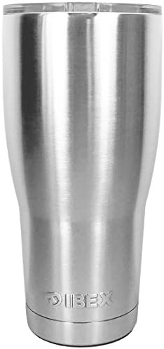 IBEX Stainless Steel 30oz Tumbler - Manufactured With Copper Lined Vacuum Insulation to Keep Drinks Consistently Colder Than Any Other Tumbler (30oz, Silver)