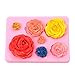 Produktbild Motivbackformen Backformsets Kuchenringe Rose Blumen Geformt Fondant Silikonform Handwerk Schokolade Backform Kuchen Dekorationswerkzeuge Küche Gebäck Werkzeug, 50-746