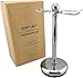Parker Safety Razor, The Adjust-O-Stand, Adjustable Safety Razor & Shave Brush Stand, Simple to Customize to fit Any Size Shave Brush - PATENT PENDING