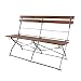 Produktbild Mojawo Exklusive Biergartenbank Biergartenmöbel Parkbank Holzbank Gartenbank Bank B110xT48xH84cm
