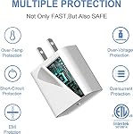USB C Bloc du chargeur,3Pack 20W USB C Chargeur Block Adaptateur Plug Compatible avec iPhone 16 15 14 13 12 11 Pro Max/Mini/Plus/iPad/iTap mini/XR/Galaxy, Pixel 9/8/7/6, Android