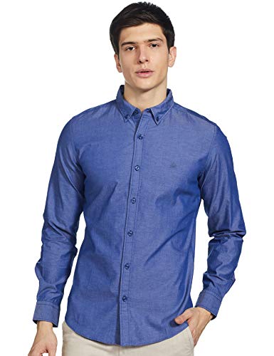 Image of United Colors of Benetton Men's Cotton Slim Fit Shirt