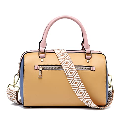 Image of Purse Strap Gold Hardware Replacement Crossbody Bag Strap, Wide Adjustable Shoulder Strap