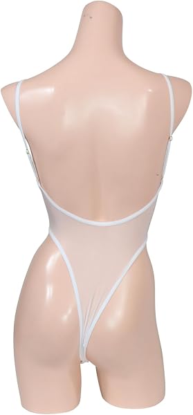[ブラックオーメン] オープンバスト 水着 全4カラー オープンクロッチ 股割れ オープンカップ カップレス ワンピース ハイレグ 穴あき bs528 - 4