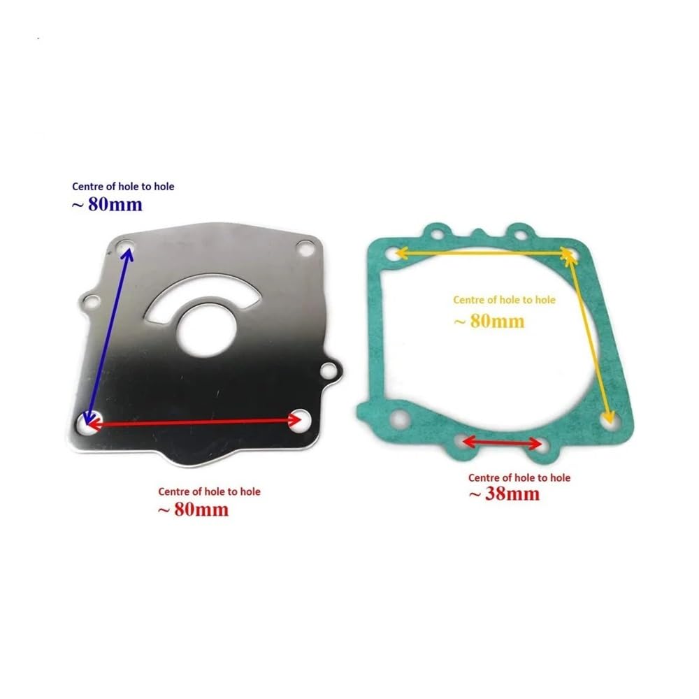6E5-W0078 Reparatursatz for Wasserpumpenlaufrad, passend for ymh 2-Takt 115 PS 130 PS Außenbordmotor 6E5-W0078-A1-00 6E5-W0078-01-00