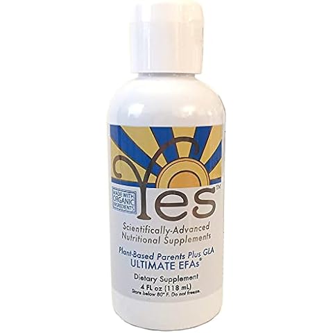 ULTIMATE EFAs Yes Parent Essential Oils Plant Based Organic Ingredients, Omega 3 6, Vegetarian So No Fishy Aftertaste, Keto Friendly, Based On The Peskin Protocol, 4oz Liquid Cover