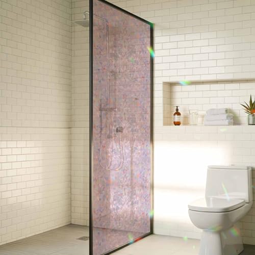 Vinilo Decorativo de Privacidad para Ventana Rosa 45x200 cm miniatura 4