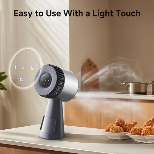 Image of AAOBOSI Portable Range Hood,Desktop Range Hood with Larger Caliber,3 Speed Kitchen Exhaust Fan, Low Noise,Oil Collection Cup,10xAir&Oil Filters,Portable Kitchen Hood for Indoor&Outdoor,RV