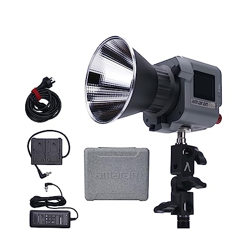 Aputure Amaran COB 60X LED Video Dauerlicht 65W Bi-Color 2700K-6500K CRI TLCI 96+ Bowens Mount mit APP Control Lighting FX Modus