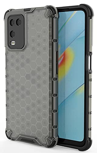 Image of Glasgow Back Case Cover Compatible with Oppo A54 (Stylish Design) -Black