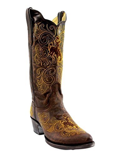 Gameday Boots NCAA Ladies 13 inch University Boot Wyoming Cowboys, 6.5 B (M)