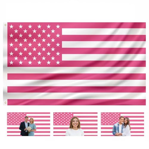 Custom Flags 2x3 FT Outdoor Single-Sided Personalized Flag with Picture Logo Text Weather Resistant Durable Polyester Banner with Grommets Custom Gifts for Advertising House Party Decoration