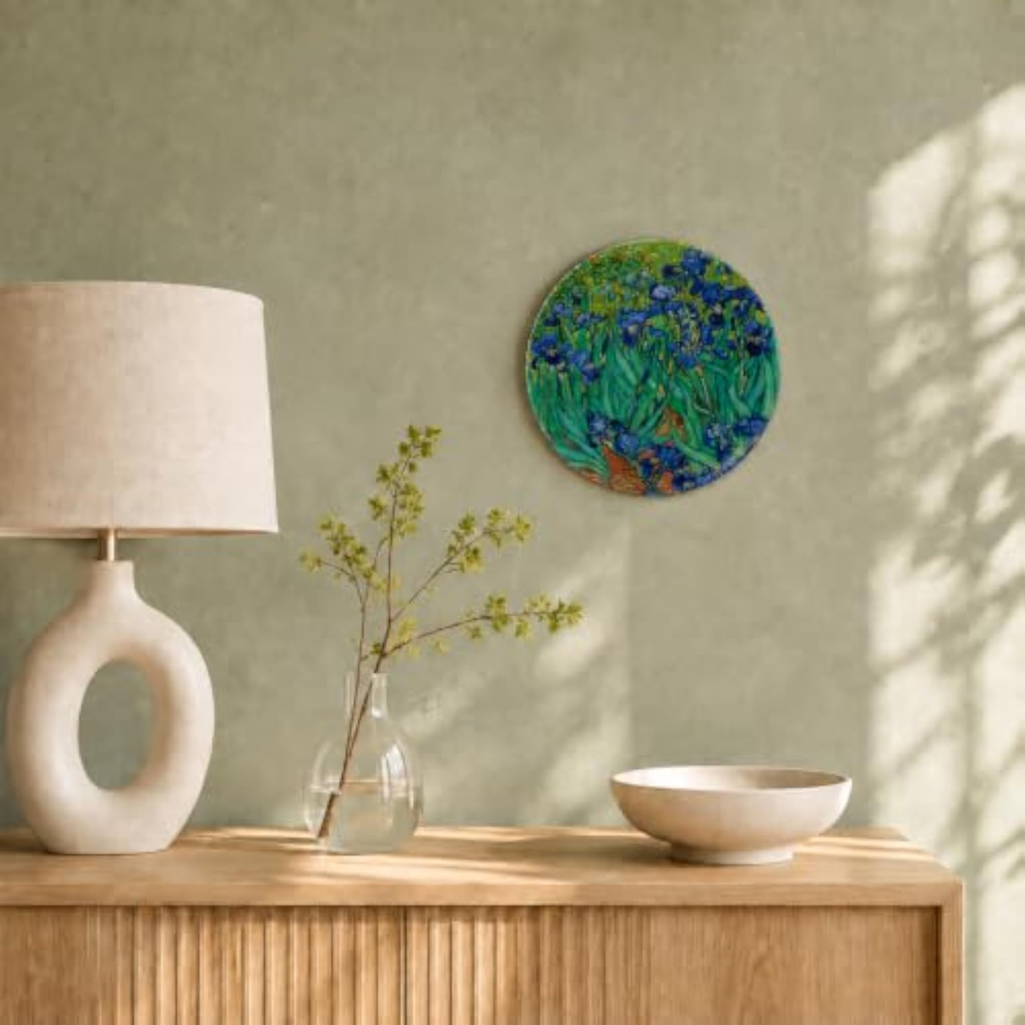 Van Gogh 'Irises' Decorative Wall Plate