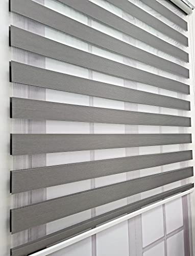 Zebra Perde, Bbb Stor Gri MZ510 220x200
