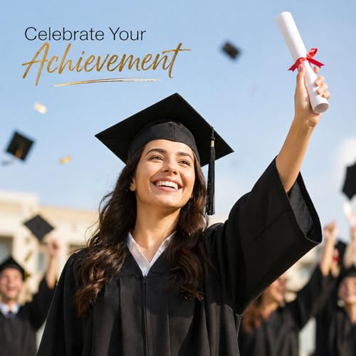 Image of Raj Costume Convocation Dress Graduation Gown and Cap Set for Kids & Adults Convocation Dress Academic Degree Ceremony Robe for School College Graduation Day Matte Polyester Pleated Convocation Gown