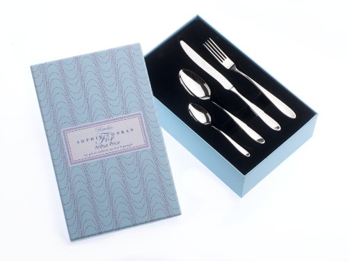 Sophie Conran by Arthur Price Cutlery Set, 24-Piece, Stainless Steel, 28 x 18 x 7 cm